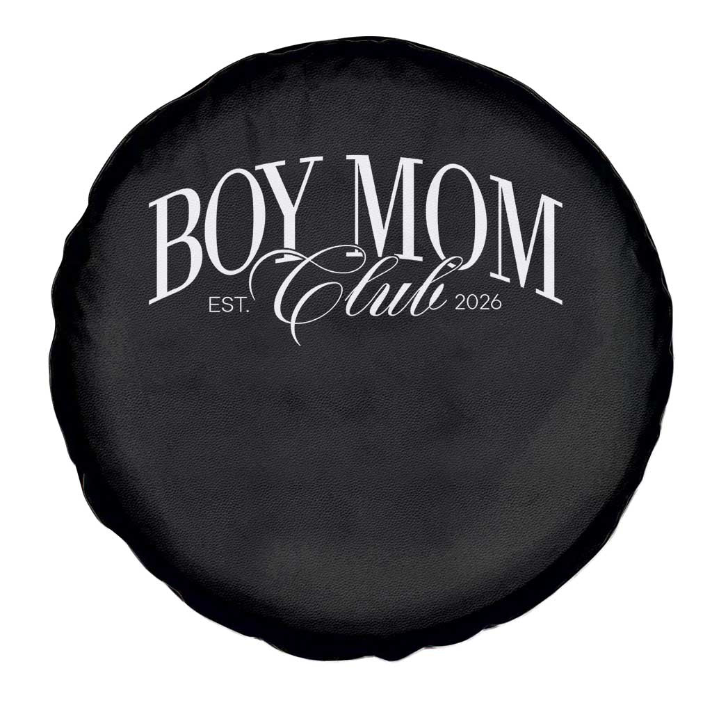 Boy Mom Club 2026 Spare Tire Cover Funny Mother's Day Gift TS11 Print Your Wear