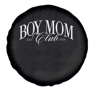 Boy Mom Club 2026 Spare Tire Cover Funny Mother's Day Gift TS11 Print Your Wear