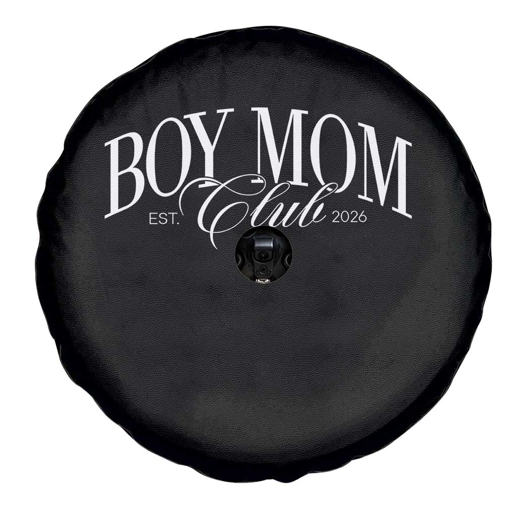 Boy Mom Club 2026 Spare Tire Cover Funny Mother's Day Gift TS11 Print Your Wear