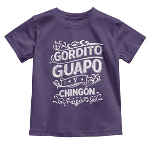 Gordito Guapo y Chingon Toddler T Shirt Funny Mexican Spanish Saying TS11 Purple Print Your Wear