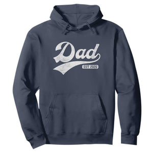 Dad Est 2026 Hoodie Funny New Dad Baby Announcement TS11 Navy Print Your Wear