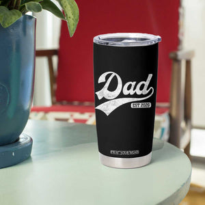 Dad Est 2026 Tumbler Cup Funny New Dad Baby Announcement TS11 Print Your Wear