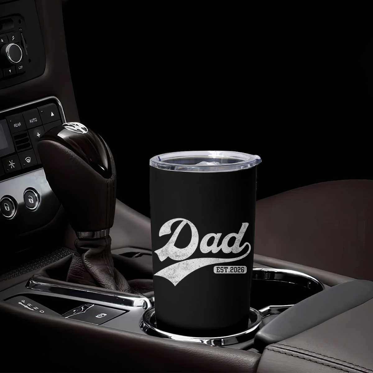 Dad Est 2026 Tumbler Cup Funny New Dad Baby Announcement TS11 Print Your Wear