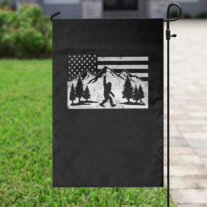 Patriotic Bigfoot American Flag in Forest Garden Flag TS11 Print Your Wear