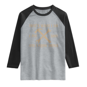 Thats What I Do I Fix Shit And I Know Things Raglan Shirt Funny Work Fathers Day TS11 Heather Gray Black Print Your Wear