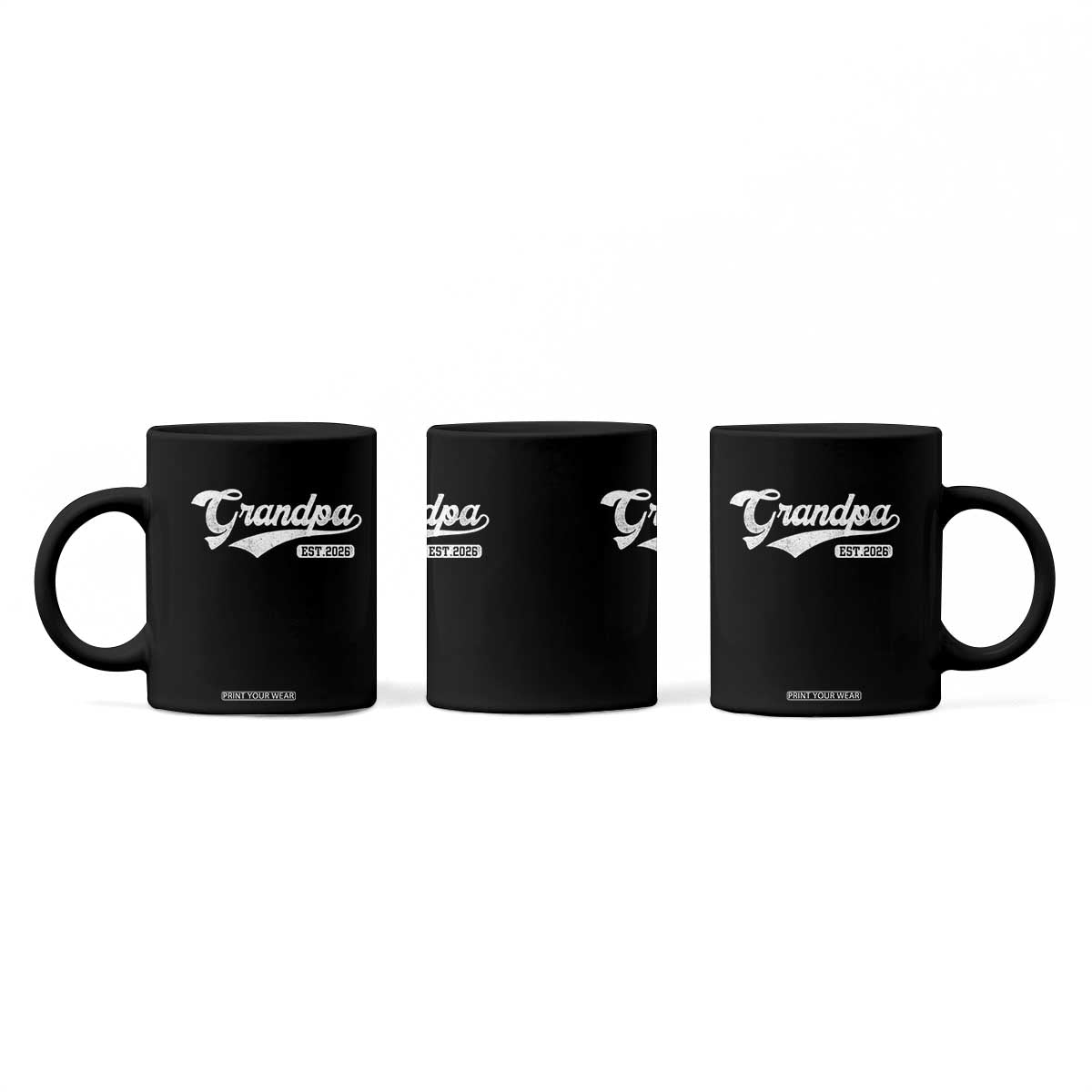 Grandpa Est 2026 Coffee Mug New Grandpa Paternity Father's Day TS11 Print Your Wear
