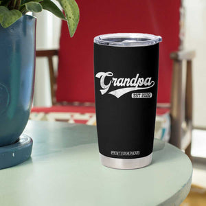 Grandpa Est 2026 Tumbler Cup New Grandpa Paternity Father's Day TS11 Print Your Wear