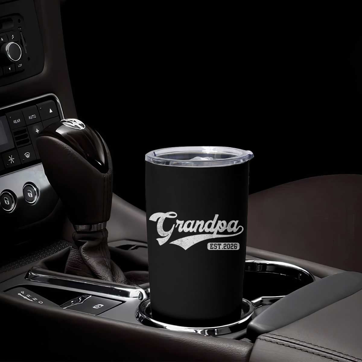 Grandpa Est 2026 Tumbler Cup New Grandpa Paternity Father's Day TS11 Print Your Wear