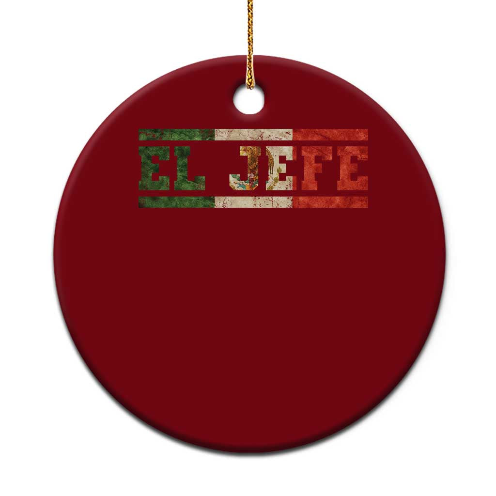 El Jefe Ceramic Ornament Funny Mexican Boss Spanish Slang TS11 1pc Red Print Your Wear
