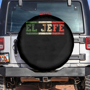 El Jefe Spare Tire Cover Funny Mexican Boss Spanish Slang TS11 No hole Black Print Your Wear