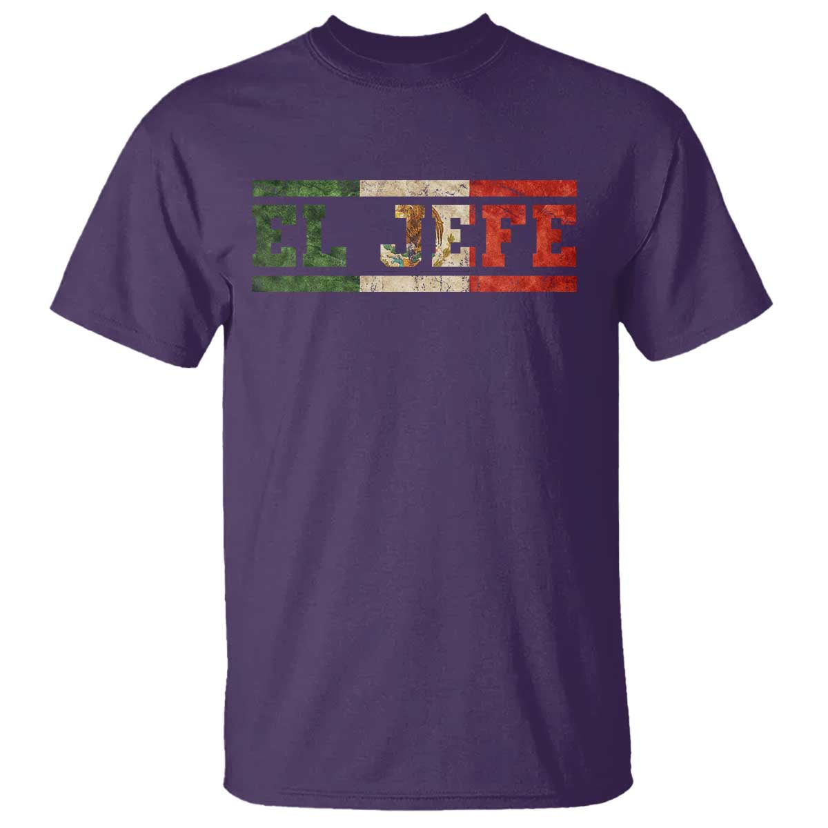 El Jefe T Shirt Funny Mexican Boss Spanish Slang TS11 Purple Print Your Wear