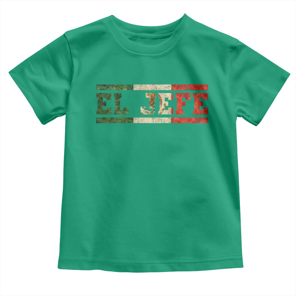 El Jefe Toddler T Shirt Funny Mexican Boss Spanish Slang TS11 Irish Green Print Your Wear