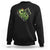 Horse Racing Sweatshirt This Is My Lucky Shirt Equestrian Four Leaf Clover TS11 Black Print Your Wear