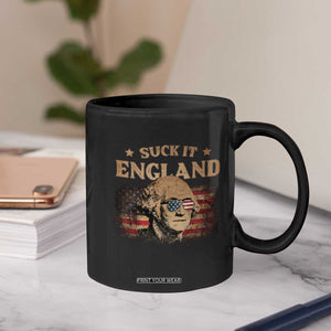 Funny Suck It England Coffee Mug 4th of July George Washington 1776 TS11 Print Your Wear