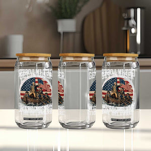 Get In Loser We Are Crossing The Delaware Glass Can Funny George Washington 4th Of July TS11 Print Your Wear