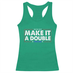 Make It A Double Twin Dad Racerback Tank Top Soon to Be Daddy Funny Father's Day TS11 Irish Green Print Your Wear