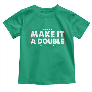 Make It A Double Twin Dad Toddler T Shirt Soon to Be Daddy Funny Father's Day TS11 Irish Green Print Your Wear