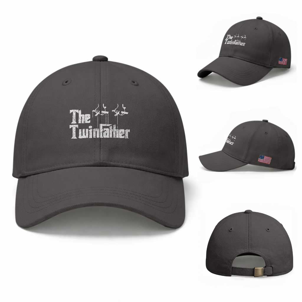 The Twinfather Baseball Cap Funny Dad Of Twins Fathers Day