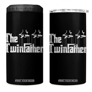 The Twinfather 4 in 1 Can Cooler Tumbler Funny Dad Of Twins Fathers Day