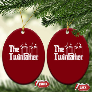 The Twinfather Ceramic Ornament Funny Dad Of Twins Fathers Day TS11 Print Your Wear