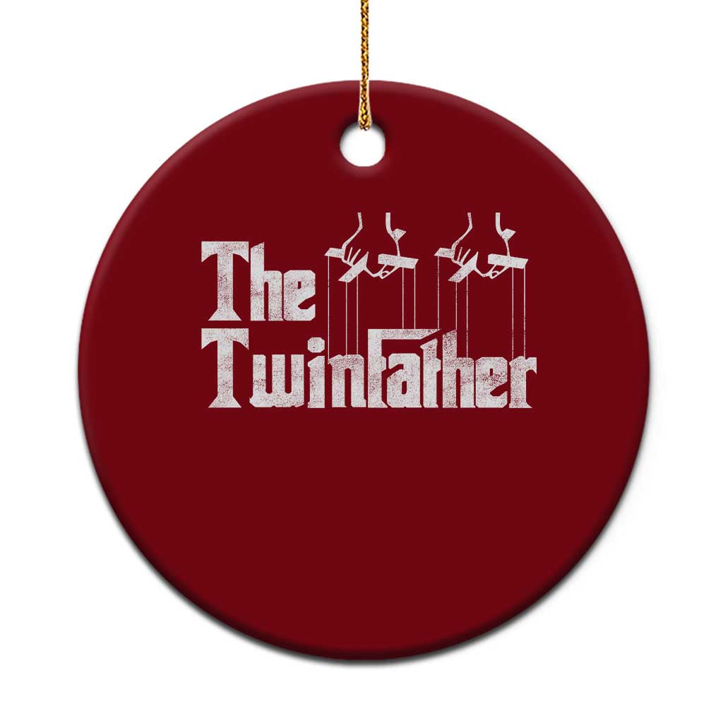 The Twinfather Ceramic Ornament Funny Dad Of Twins Fathers Day TS11 1pc Red Print Your Wear