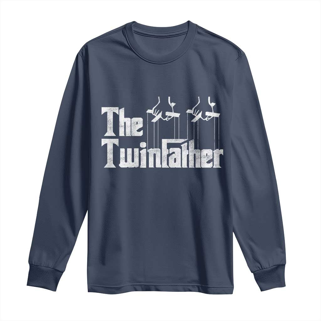 The Twinfather Long Sleeve Shirt Funny Dad Of Twins Fathers Day