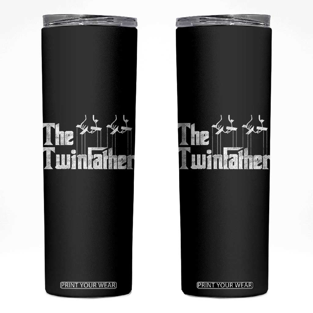The Twinfather Skinny Tumbler Funny Dad Of Twins Fathers Day