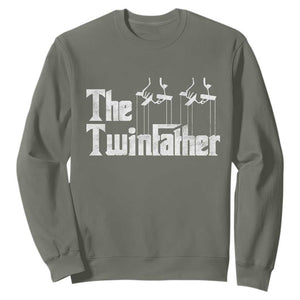 The Twinfather Sweatshirt Funny Dad Of Twins Fathers Day