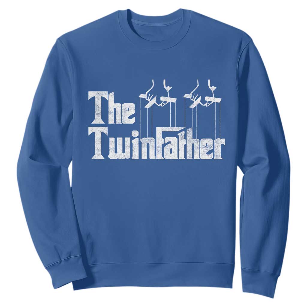 The Twinfather Sweatshirt Funny Dad Of Twins Fathers Day