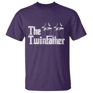 The Twinfather T Shirt Funny Dad Of Twins Fathers Day TS11 Purple Print Your Wear