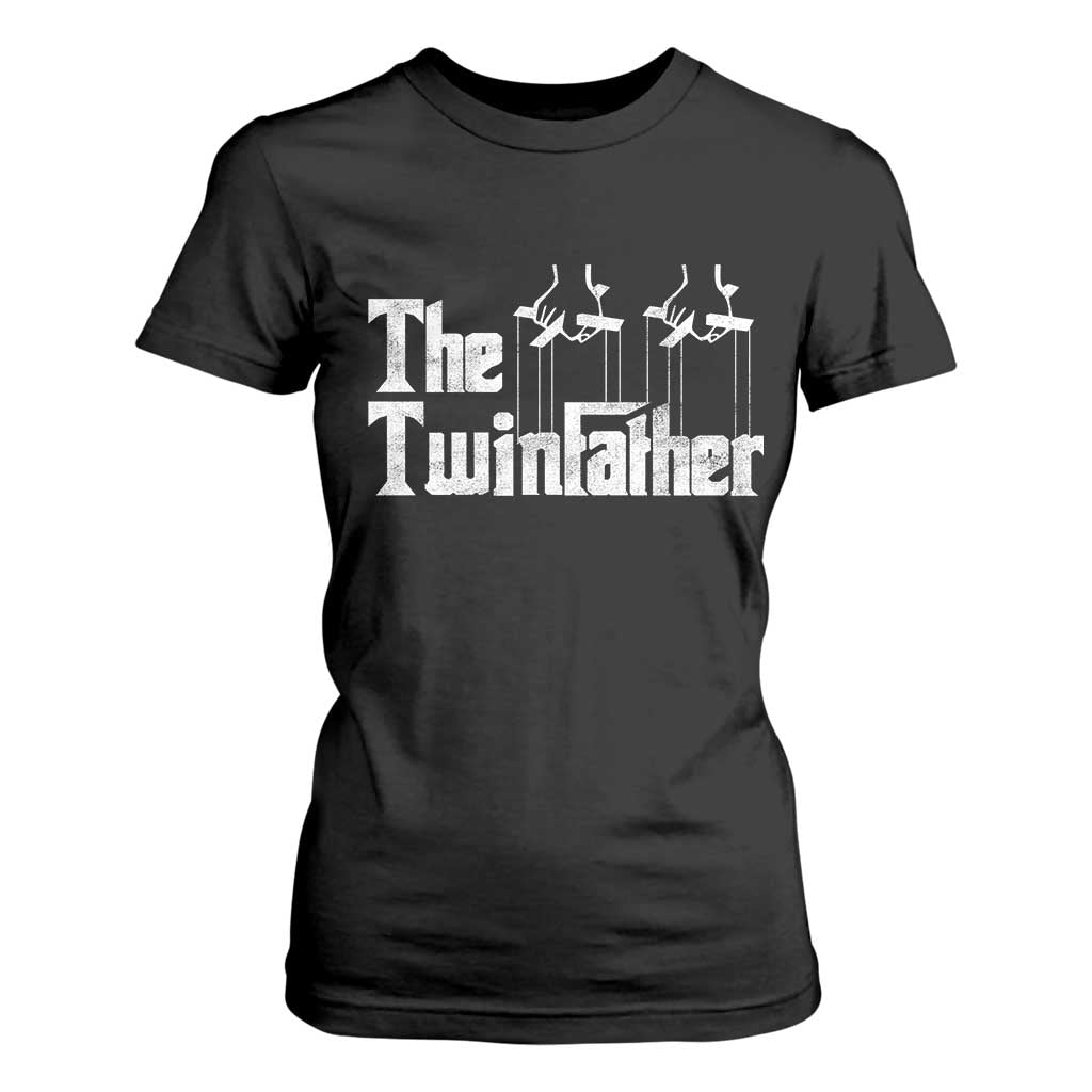 The Twinfather T Shirt For Women Funny Dad Of Twins Fathers Day TS11 Black Print Your Wear