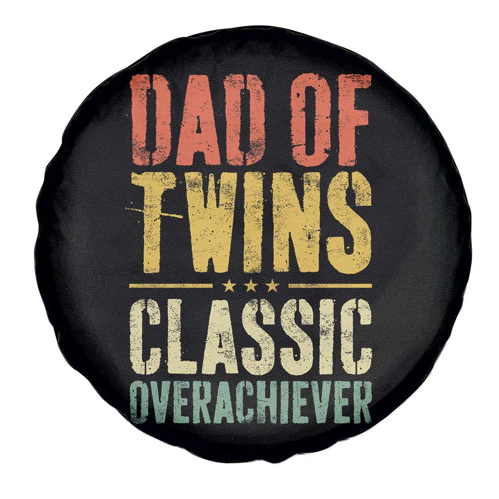 Dad Of Twins Classic Overachiever Spare Tire Cover Proud Twin Father TS11 Print Your Wear