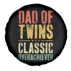 Dad Of Twins Classic Overachiever Spare Tire Cover Proud Twin Father TS11 Print Your Wear