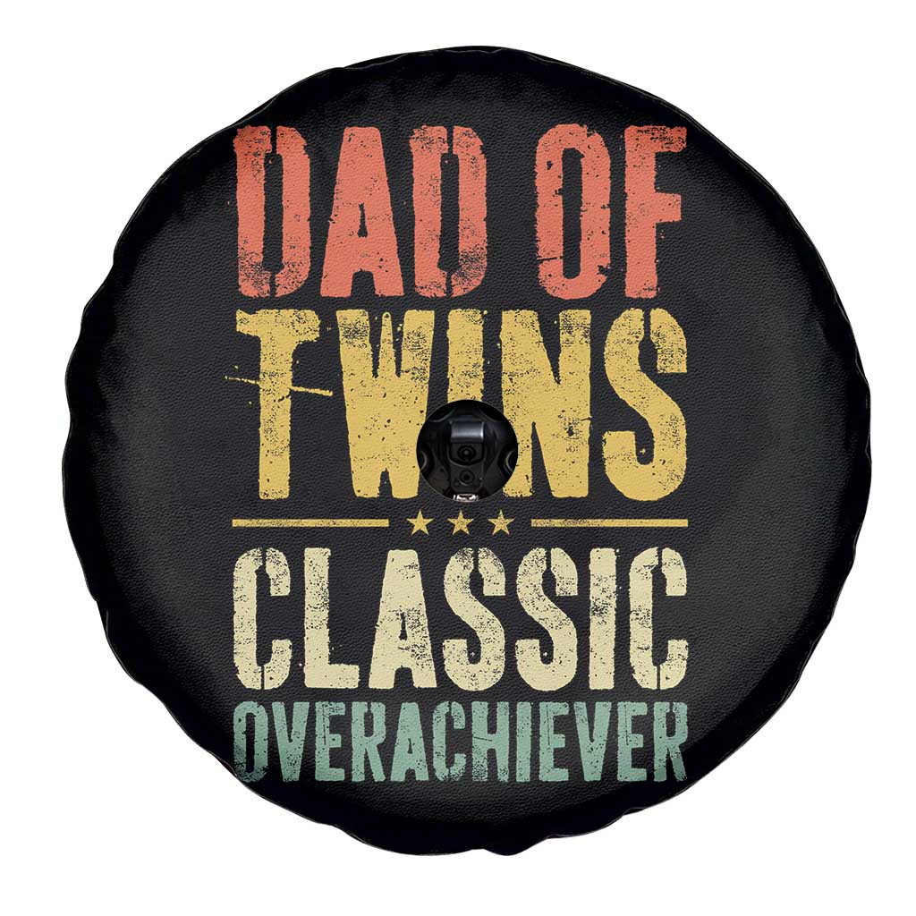 Dad Of Twins Classic Overachiever Spare Tire Cover Proud Twin Father TS11 Print Your Wear