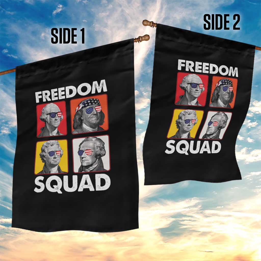 Freedom Squad Founding Fathers Garden Flag American Revolution 4th of July