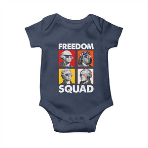 Freedom Squad Founding Fathers Baby Onesie American Revolution 4th of July