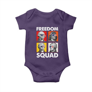 Freedom Squad Founding Fathers Baby Onesie American Revolution 4th of July