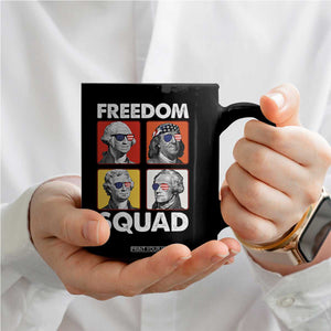 Freedom Squad Founding Fathers Coffee Mug American Revolution 4th of July