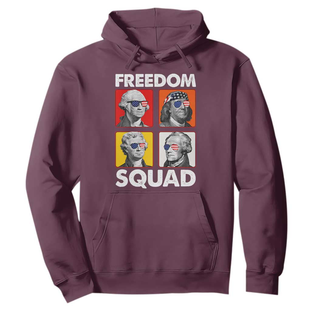 Freedom Squad Founding Fathers Hoodie American Revolution 4th of July