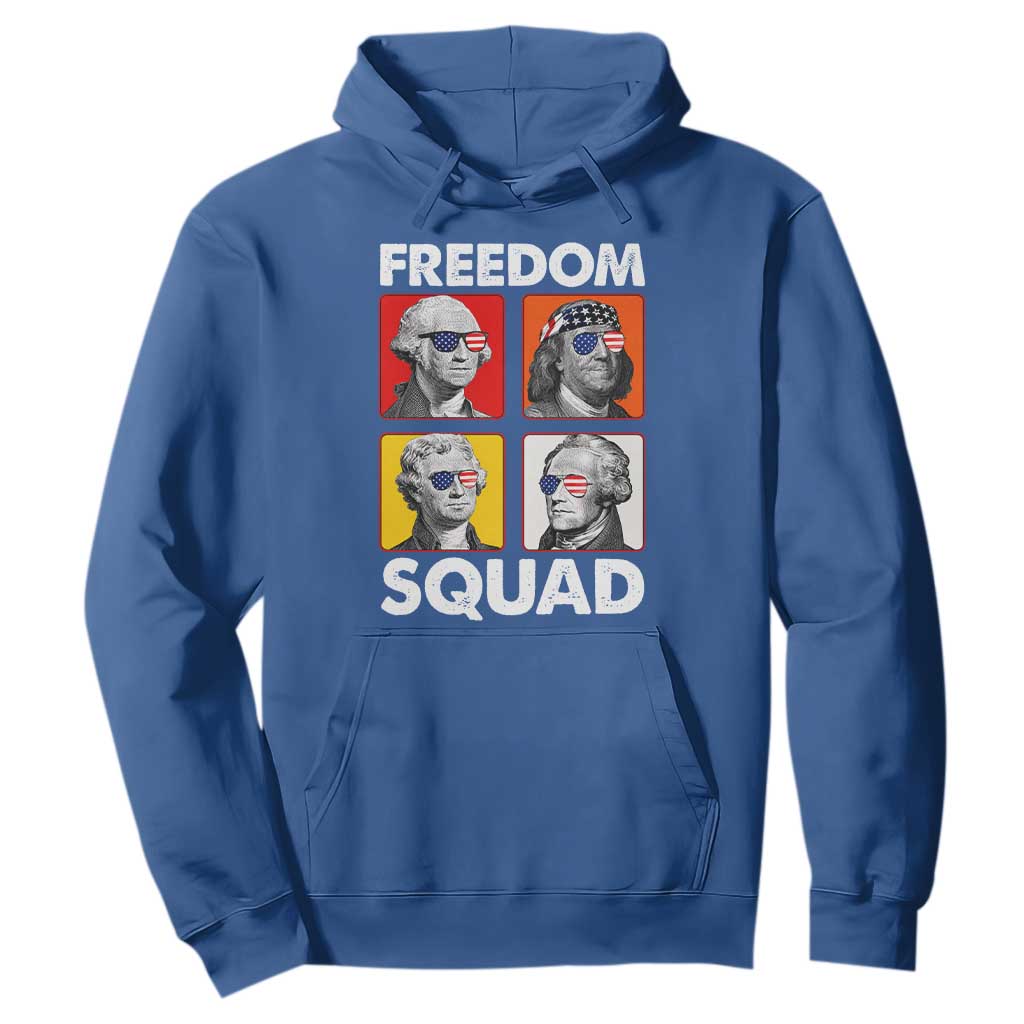 Freedom Squad Founding Fathers Hoodie American Revolution 4th of July