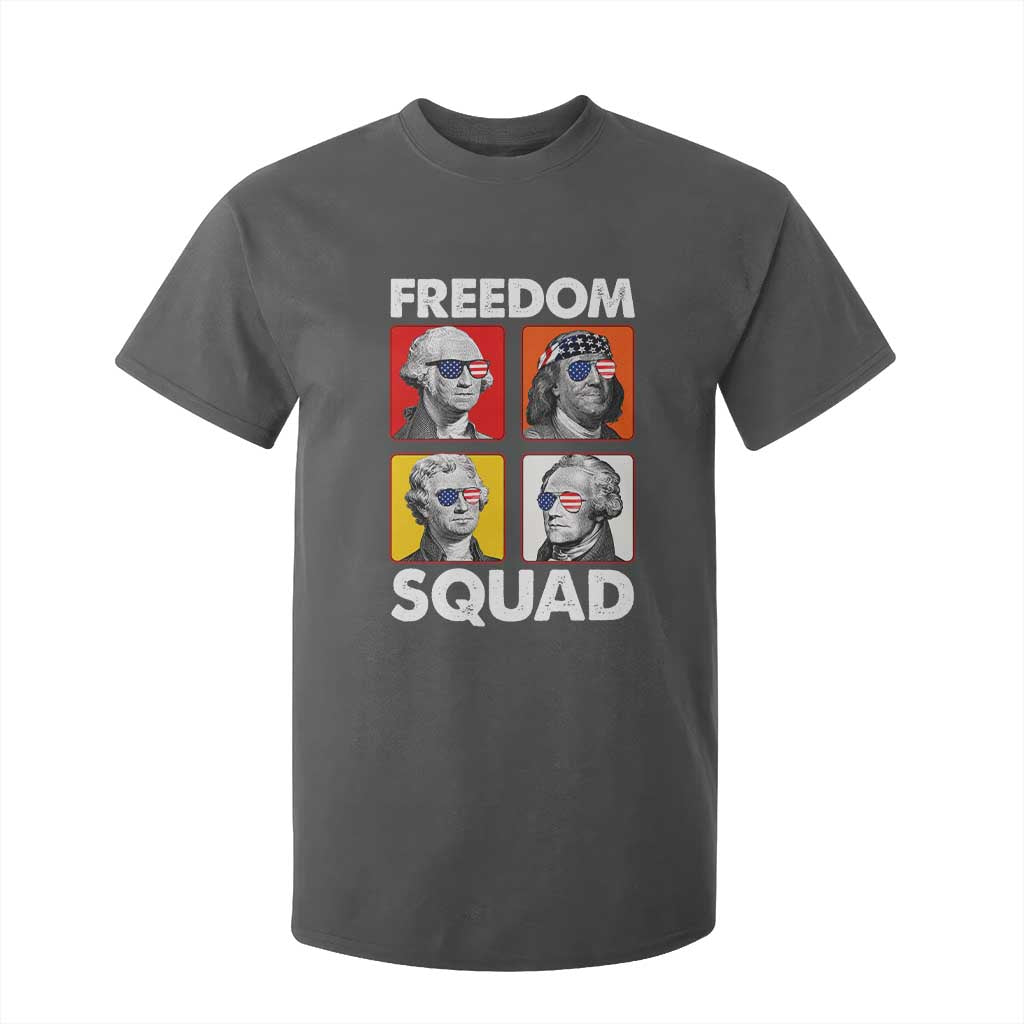 Freedom Squad Founding Fathers T Shirt For Kid American Revolution 4th of July