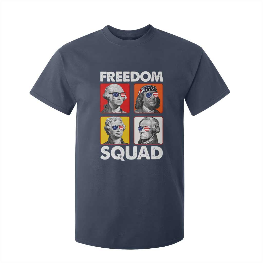 Freedom Squad Founding Fathers T Shirt For Kid American Revolution 4th of July