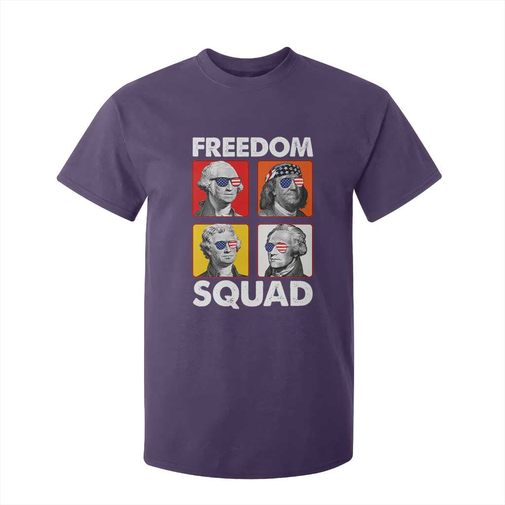 Freedom Squad Founding Fathers T Shirt For Kid American Revolution 4th of July