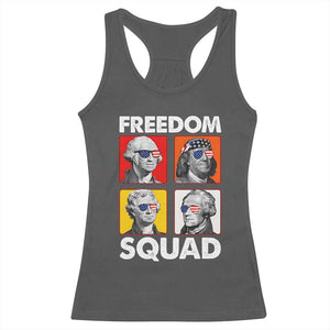 Freedom Squad Founding Fathers Racerback Tank Top American Revolution 4th of July