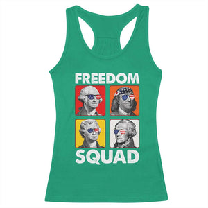 Freedom Squad Founding Fathers Racerback Tank Top American Revolution 4th of July