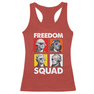 Freedom Squad Founding Fathers Racerback Tank Top American Revolution 4th of July