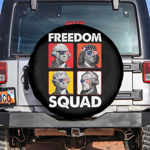 Freedom Squad Founding Fathers Spare Tire Cover American Revolution 4th of July