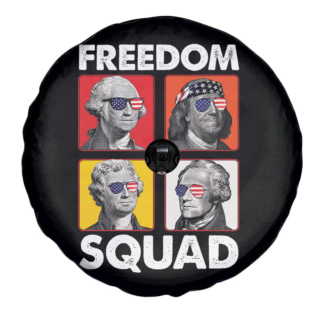 Freedom Squad Founding Fathers Spare Tire Cover American Revolution 4th of July