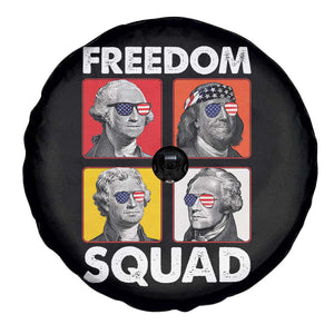 Freedom Squad Founding Fathers Spare Tire Cover American Revolution 4th of July