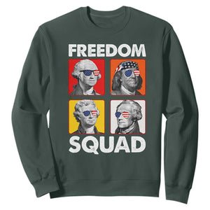 Freedom Squad Founding Fathers Sweatshirt American Revolution 4th of July